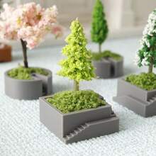 1pc Miniature Plant Model, Potted Plant, 12 Inch Dollhouse Decor Accessory, Christmas Tree, Cherry Tree, Pine Tree Dollhouse, Miniature Scene Decoration Ornament, Miniature Plant Model, Christmas Decoration - Plant Model - View 7