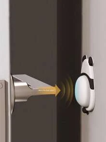 1pc/4pcs Cartoon Anti-Collision Soft Rubber Door Handle Bumper Pad, Cabinet Door Shock Absorber, Fridge Door Stopper - A - View 4