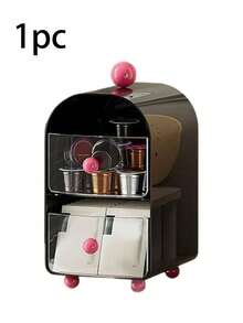 2-Tier Acrylic Coffee Station Organizer For Capsules Tea Bags Snacks Countertop Organizer Coffee Station Caddy Bathroom Makeup Organizer Multifunctional Drawer Storage Container For Home Office Men Women Storage Organization Kitchen Accessories - Multicolor - View 13
