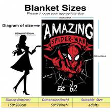 Marvel 这款漫威蜘蛛侠主题法兰绒毯采用黑、白、灰三色蜘蛛网隧道设计，突显了蜘蛛侠在危险环境中的动态身手。它触感温暖柔软，可用作沙发毯、午睡毯或装饰性床上用品。 - 黑色 - 查看 16