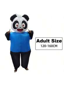 Inflatable Panda Costume, Full Body Cartoon Character Cosplay, Stage Performance Outfit - Multicolor - View 10