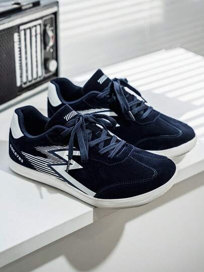 L.S.W.P Men's Casual Sports Shoes, Wide Toe Box, Comfortable Lining, Non-Fatiguing, Fashionable Minimalist Style, Lace-Up Design, Comfortable And Lightweight, Suitable For Sports, Outdoor, Commuting, Walking, Cycling, Essential For Fitness Enthusiasts.