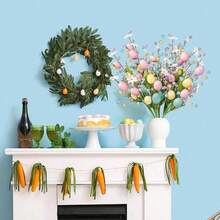 1/3pcs Artificial Easter Vine Decor, With Speckled Eggs And Colorful Berries, Artificial Easter Stems, Spring Berry Accented Easter Eggs, Colorful Berries, Leaves And Branches, Easter Decorations, Suitable For Easter Decoration, Centerpiece, Easter Celebration, Home Vase Decor - Multiple Styles - View 8
