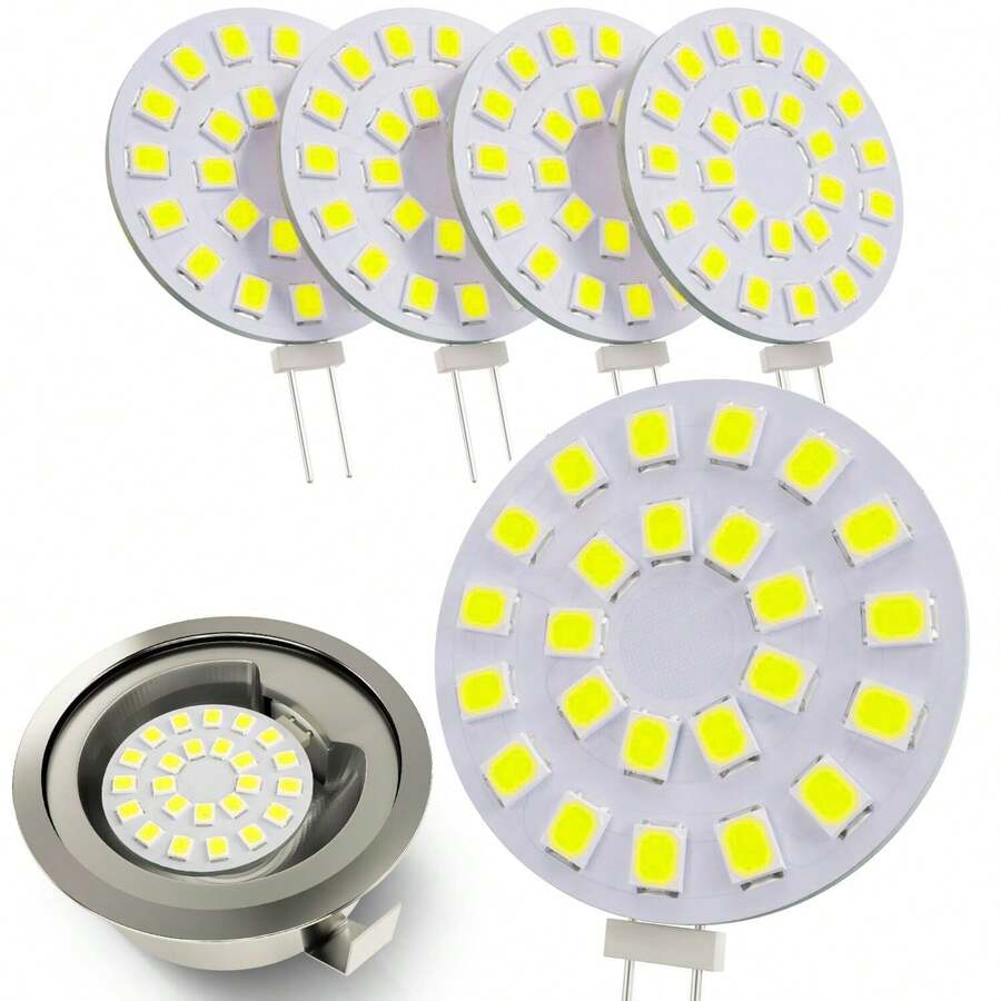 G4 LED Bulb Warm White 3000K/6000k 9-30V 2W - 20 Watt Halogen JC Bulb Replacement G4 Bi Pin Bulb - LED Appliance Bulb Range Hood 20W 12V G4 Base T3 - 12 Volt Under Cabinet Puck Light Bulbs