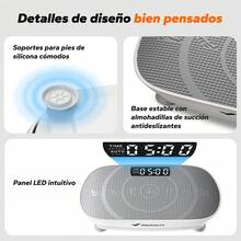 MERACH Máquina de Ejercicio con Plataforma Vibratoria, Plataforma Vibratoria Curvada, Plataforma Vibratoria con Seguimiento de Calorías en Tiempo Real en Pantalla LED, Equipo de Entrenamiento para Mujeres y Hombres en Casa - Tipo de Enchufe A USA (110-127V) - Ver 6