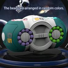 This Highly Challenging 3D Cylindrical Puzzle Toy Features Colorful Rotating Beads And A Creative Sliding Game Design, Which Can Help Relieve Stress And Train Focus. With A Smooth Handheld Design Made Of ABS Resin Material, It Is An Ideal Choice For Adults And Teenagers Who Love Brain Teasers And Hand Puzzles. It Also Makes A Great Halloween Prank Gift, Christmas Present, Thanksgiving Surprise, Birthday Gift, Office Desk Toy, And Holiday Party Favor (Available In Red, Blue, And Black). - Multicolor - View 16