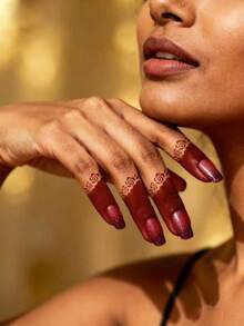 5pcs Modern Design Small Mandala Pattern Temporary Tattoo Stickers - Multicolor - View 2