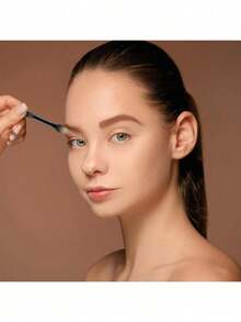 200 piezas de brochas desechables de doble punta para sombras de ojos, brochas de delineador de ojos de doble cara, herramientas de maquillaje - Negro - Ver 5