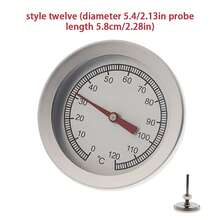 1PC Grill Digital Cooking Thermometer Barbecue BBQ Charcoal Pit Wood Smoker Temperature Gauge Thermometer Kitchen Tools - Multicolor - View 11