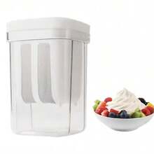 1100ml Thick Yogurt Maker With Mesh Basket, DIY Yogurt, Soy Milk, Juice, Coffee Yogurt Making Tool - White - View 12