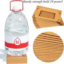 50/30/20/10/1个装一次性纸质饼干盒，带透明窗口 - 方形包装盒，适用于马卡龙和甜甜圈，适合派对、生日和节日聚会 - 坚固耐用，也可用作糖果、巧克力、糕点、派对礼品、节日包装和装饰包装的食品容器 - 棕色 - 查看 6