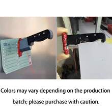 Funny Knife-Shaped Fridge Magnet, 3D Interesting Axe Fridge Magnet, Flying Knife Decor, Unique Gift For Home, Office, Fridge, Locks, Cabinet Metal Surfaces - Multicolor - View 12