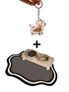 Thảm lót thú cưng cá nhân hóa, thảm lót thức ăn cho thú cưng tùy chỉnh, thảm lót bát ăn cho chó, kèm hộp đựng lông thú cưng. Có thể tùy chỉnh tên và ảnh thú cưng, họa tiết mây trắng đơn giản, dày dặn, chống trượt, thấm hút tốt, nhanh khô, dễ vệ sinh, không cần giặt, màu sắc tươi sáng, phù hợp cho gia đình, là món quà lý tưởng cho phái nữ, gia đình, bạn bè, người yêu thú cưng, thích hợp cho kỷ niệm, sinh nhật, kỷ niệm ngày nuôi thú cưng và các dịp khác. - Nhiều màu - Xem 21