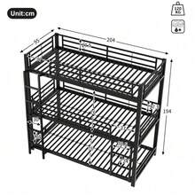 Bed Bases & Foundations - Black + Metal + 90cm*200cm-1 - View 6