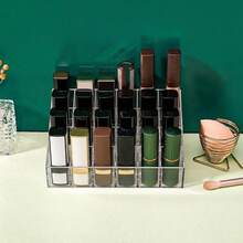 24 Lipstick Makeup Organizer Storage Display Cosmetic Stand Holder Rack Clear Lipstick Storage Box - Multicolor - View 10