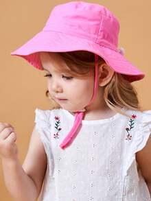 New Kids Bucket Hat, European And American Style Sun Hat, Breathable Quick-Dry Beach Hat For Boys And Girls, Adjustable Children's Bucket Hat - Hat - View 2