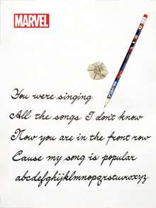 Marvel 12支装蜘蛛侠官方授权铅笔 绘图铅笔 书写工具 文具 蜘蛛侠粉丝收藏礼品套装 漫威 - A - 查看 6