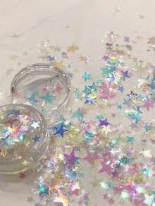 Y2K Style Japanese Nail Art Decorations, Colorful 3D Pentagram Design, Cute & Versatile, Fashionable Artistic Accessories Suitable For Parties, Valentine's Day, Dates, Trips, DIY Nail Art Decorations, Nail Supplies Nails - Multicolor - View 8