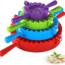 4-Piece Dumpling Mold Press Set - Japanese Pan-Fried Dumpling Pastry Machine, Dough Press Mold, Pastry Making Mold, Chinese Soup Bun, Dumpling Mold, Italian Ravioli, Dumpling Potstickers Maker - View 1