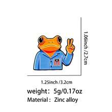 “别回头，你不会走那条路”珐琅胸针/翻领别针/徽章/背包别针/女士胸针/服装礼物/珠宝/时尚配饰 - 彩色 - 查看 3