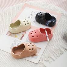 造型别致的镂空鞋型烟灰缸，可爱便携的桌面无烟烟灰缸，适合室内外家居、庭院、办公室等场所，酷炫的雪茄烟灰缸，男女皆宜的手工礼品 - 彩色 - 查看 3