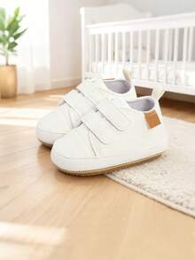 Zapatos para bebés, zapatos para caminar con suela de goma para niños y niñas - Blanco - Ver 4