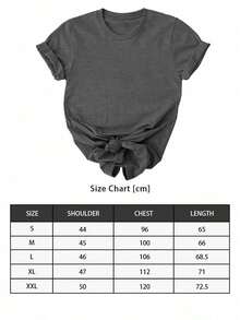 ELYSIAN WEAR 180G Women's T-Shirt Casual Loose Fit Round Neck Short Sleeve Graphic Print I Might Be Laid Back But I Can Lean Forward Real Quick Funny Quote Top For Everyday Wear Comfortable Soft Cotton Blend Suitable For Women Who Love Humor And Relaxed Style - 綠色 - 查看 3