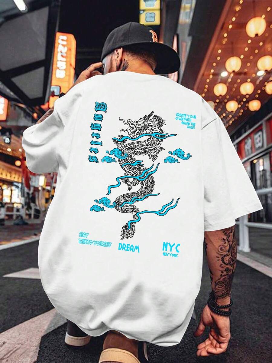 Men's Casual Slim Fit Crew Neck Short Sleeve T-Shirt - White - View 1