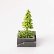 1pc Miniature Plant Model, Potted Plant, 12 Inch Dollhouse Decor Accessory, Christmas Tree, Cherry Tree, Pine Tree Dollhouse, Miniature Scene Decoration Ornament, Miniature Plant Model, Christmas Decoration - Plant Model - View 12