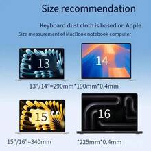Suitable For Ook Pro Keyboard Dust Cloth Air Wiping Cloth Apple Laptop 13/15/16 Inch Protective Film Cleaning Screen - View 3