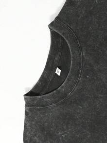 Disney Printed Wash Water T-Shirt,Disney Lilo & Stitch Pattern Print,Unisex,High-Quality Pure Cotton T-Shirt,Suitable For All Seasons, Comfortable And Breathable| Exquisite Design | The Best Choice For Giving Gifts - màu đen - Xem 6