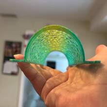 Betta Fish Tunnel Hideout With Suction Cups, Floating Mesh Resting Cave For Aquarium Glass, Stress-Reducing Shelter - B - View 9