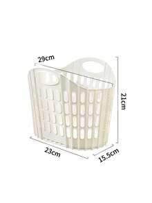 带提手的可折叠洗衣篮，大容量衣物收纳篮，也可作毛绒玩具收纳架，卧室/洗衣房用可折叠脏衣篮，节省空间的壁挂式收纳容器 - 非常适合大学生、妈妈、小户型公寓（母亲节/返校季） - 彩色 - 查看 14