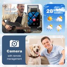 Smart Watch, Wireless Calling /Dial, Multi -Sport Mode, Calling Reminder And Rejection,Information Reminder,SMS Reminder,For IPhone/Andriod - Multicolor - View 8