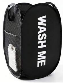 1pc Collapsible Pop-Up Laundry Basket - Foldable Dirty Clothes Hamper With Sturdy Handle, Space-Saving For Bathroom/Bedroom/Laundry Room, Essential Home Item & Christmas Gift - Multicolor - View 10