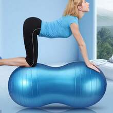 PVC Inflatable Peanut Ball, Thick For Postpartum Recovery, Yoga, Fitness, Body Shaping, With Air Pump - View 6
