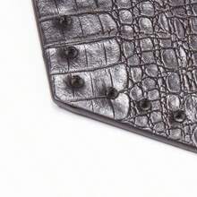 2pcs Crocodile Texture Weaving Bag Accessories Set, Handmade Adjustable Bag Strap Hardware, Side Fixing Metal Fittings Set, Suitable For Woven Bags, Straw Bags, Rattan Bags, Bucket Bags And More - Multicolor - View 5