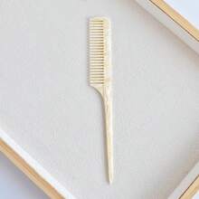 Minimalist Marble Texture Acetate Long Handle Pointed Tail Comb, High-End Leopard Print Anti-Static Hair Brush, Smooth Hair Comb With Dense Teeth - Multicolor - View 7