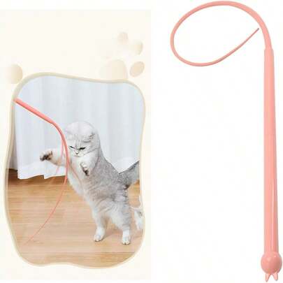 A Cat Toy Simulation Mouse Tail Pet Toy, Suitable For Indoor And Outdoor Interactive Play Of Cats, Suitable For All Types Of Cats