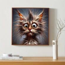 5D Diamond Painting Kit - Full Round Diamond, Cat Pattern, Acrylic Craft Set For Home Decor, Frameless Diamond Painting Gift Set - round diamond - View 12