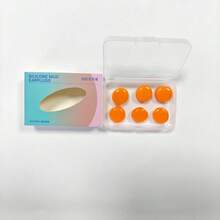 6 nút bịt tai silicon chống ồn tái sử dụng, được thiết kế để ngủ và cách âm, thoải mái và có thể tái sử dụng. - Nhiều màu - Xem 14