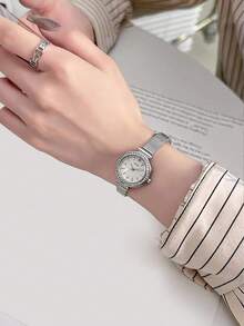 Kezzi 时尚百搭精致优雅石英表 - 銀色 - 查看 5