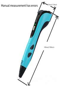 Children's Educational 3D Printing Pen DIY Graffiti 3D Drawing Consumable Refill Pen Core 3-Speed Adjustable One-Key Retraction Material Parent-Child Interaction Suitable For 6-12 Years Old And Above Boys Girls Birthday Creative Gift (Accessory Color Random) (Pen Core Consumable Specification Does Not Include Printing Pen) (Single Pen Does Not Include Consumable) - 彩色 - 查看 10