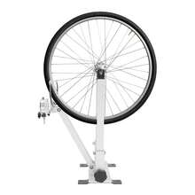 Bike Wheel Truing Stand Bicycle Rim Alignment Tool With Gauges For Repair And Maintenance Home Workshop - Silver - View 3