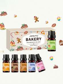 一套包含6种不同香味的精油，每种10毫升。适用于瑜伽、香薰机和车载香薰机。香味包括：圣诞饼干、南瓜派、咖啡蛋糕、巧克力冰淇淋、香草蛋糕和棉花糖。 - 10毫升 - 查看 3
