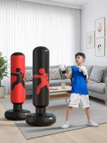 Bao đấm hơi ổn định 48 inch, bộ quà tặng phù hợp cho luyện tập quyền anh, karate, taekwondo. - Nhiều màu - Xem 5