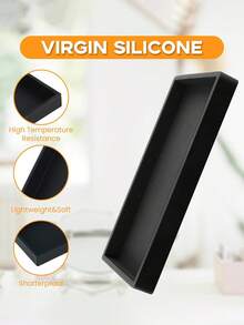 3M Square Silicone Aromatherapy Tray, No Holes, Bathroom Vanity, Marble Washbasin Tabletop Storage. - Multicolor - View 6