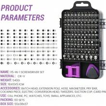 115 In 1 Precision Screwdriver Set, Mini Repair Tool Kit With Triwing Bits, Repair For Computer, , Laptop, PC, RC,, Electronics, , - Screwdriver Set - View 3