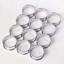 2 件/6 件/12 件不锈钢英式松饼圈、圆形蛋糕饼干鸡蛋汉堡烘焙模具 - 銀色 - 查看 22