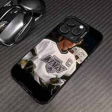 Wayne Gretzky Los Angeles Kings white hockey This stylish is compatible with Samsung, Apple, VIVO, OPPO, , Transsion, ,  and Honor. Made of TPU silicone, it offers shock and drop protection and a superior feel. It's an ideal gift for family, friends, and loved ones, and a perfect choice for valentines day and Year's gift. - Negro - Ver 3